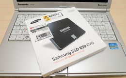 Let's note SX1と250GB SSD